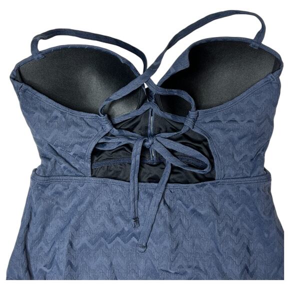 Cupshe Wrap Front Plunge Cutout Back Tie One Piece Swimsuit Size L - Picture 6 of 7